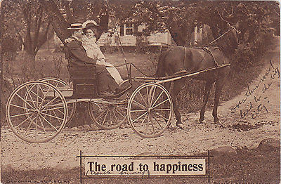 The Road To Happiness Comic Postcard - Cakcollectibles