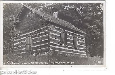 RPPC-Old Renfro Valley School House-Renfro Valley,Kentucky - Cakcollectibles