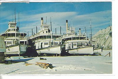 Sternwheelers used in The 1898 Gold Rush-Whitehorse,Yukon Territory 1961 - Cakcollectibles