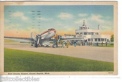 Kent County Airport-Grand Rapids,Michigan 1941 - Cakcollectibles - 1