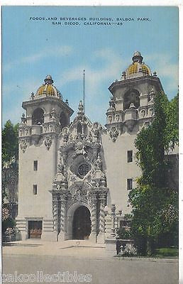 Foods and Beverages Building,Balboa Park-San Diego,California - Cakcollectibles