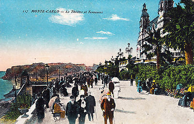 Le Theatre Monte Carlo Postcard - Cakcollectibles