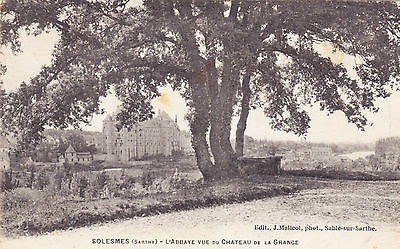 L'Abbaye Vue du Chateau de la Grange Postcard - Cakcollectibles