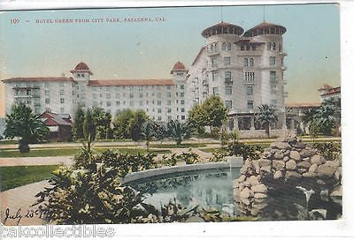 Hotel Green from City Park-Pasadena,California - Cakcollectibles