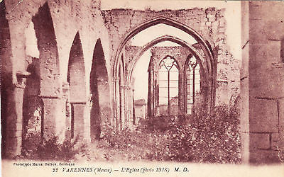 Varennes (Meuse) L'Eglise France Postcard - Cakcollectibles