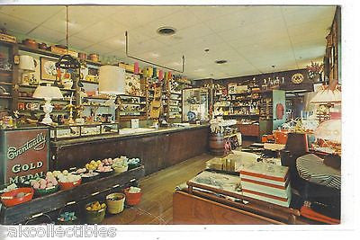 Interior-Shaker Village Gift Shop-Lebanon,Ohio 1968 - Cakcollectibles
