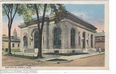 Post Office-Warren,Ohio 1915 - Cakcollectibles