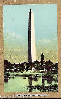 Washington Monument,Washington,D.C. UDB (Gold Border) - Cakcollectibles