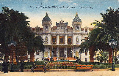 Monte Carlo Casino Postcard - Cakcollectibles