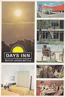"Days Inn " Budget Luxury Motels Postcard - Cakcollectibles - 1