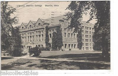 Library,Oberlin College-Oberlin,Ohio 1936 - Cakcollectibles