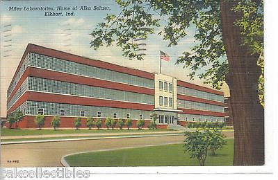 Miles Laboratories,Home of Alka Seltzer-Elkhart,Indiana 1944 - Cakcollectibles