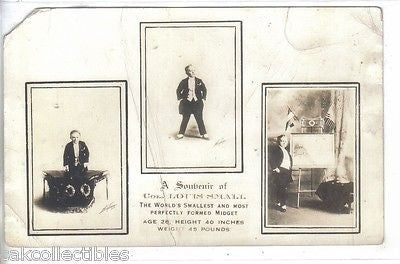 RPPC-Col. Lotts Small -The World's Smallest and Most Perfectly Formed Midget - Cakcollectibles - 1