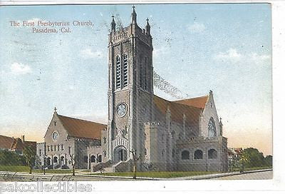 The First Presbyterian Church-Pasadena,California 1909 - Cakcollectibles