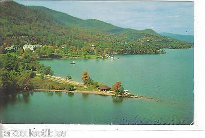 Aerial View of Lake George-New York - Cakcollectibles