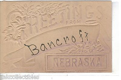 Greetings from Bancroft,Nebraska 1909 - Cakcollectibles