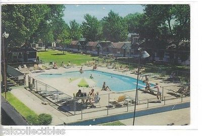 Swimming Pool,Lakeside Motor Lodge-Port Austin,Michigan - Cakcollectibles - 1