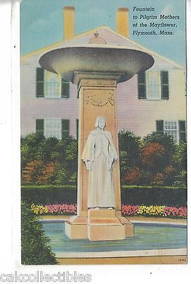 Fountain to Pilgrim Mothers of The Mayflower-Plymouth,Massachusetts - Cakcollectibles