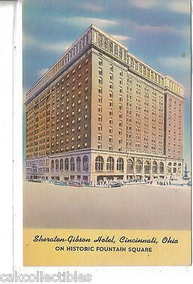 Sheraton-Gibson Hotel-Cincinnati,Ohio - Cakcollectibles