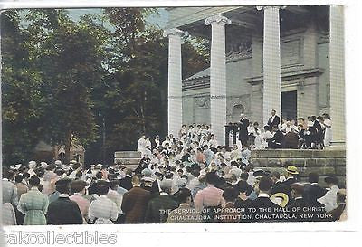 The Service of Approach to the Hall of Christ,Chautauqua Institution-Chautauqua - Cakcollectibles