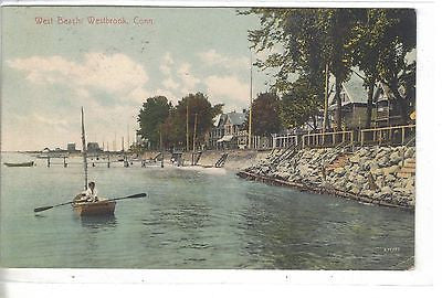 West Beach-Westbrook,Connecticut 1909 - Cakcollectibles