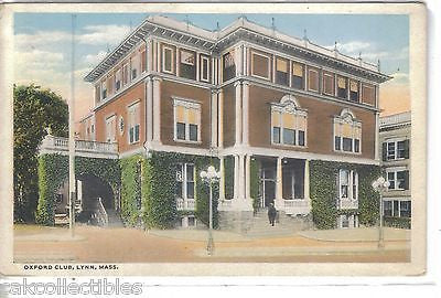 Oxford Club-Lynn,Massachusetts 1918 - Cakcollectibles
