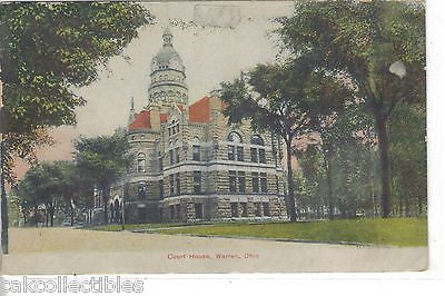 Court House-Warren,Ohio 1908 - Cakcollectibles - 1