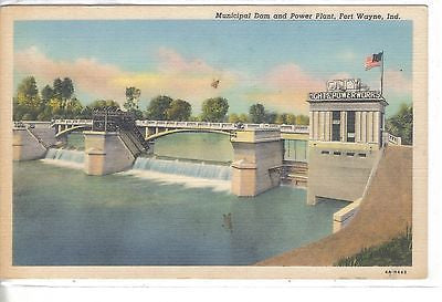 Municipal Dam and Power Plant-Fort Wayne,Indiana - Cakcollectibles