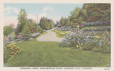General View Of Springbank Park - London, Ontario, Canada Postcard - Cakcollectibles - 1