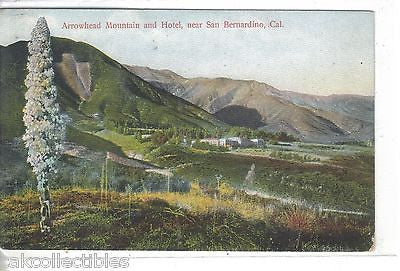 Arrowhead Mountain and Hotel near San Bernardino,California - Cakcollectibles