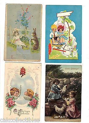 Lot of 4 Antique Easter Post Cards-Lot 47 - Cakcollectibles - 1