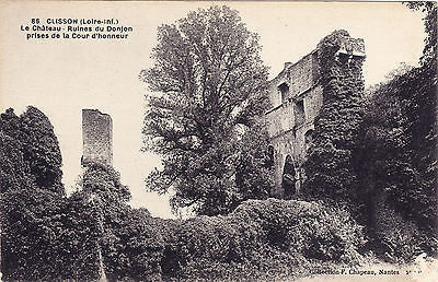 Clisson Le Chateau Ruins Du Donjon Postcard - Cakcollectibles