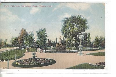 Obitz Fountain,Walbridge Park-Toledo,Ohio 1911 - Cakcollectibles