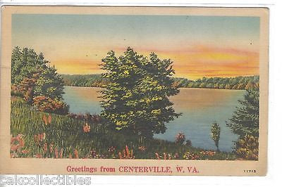 Greetings from Centerville,West Virginia 1942 - Cakcollectibles