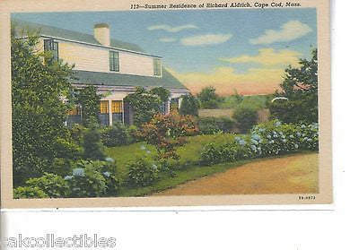 Summer Residence of Richard Aldrich-Cape Cod,Massachusetts - Cakcollectibles