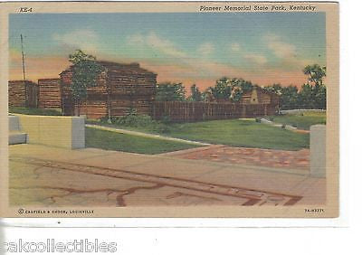 Pionee Memorial State Park-Kentucky (Linen Post Card) - Cakcollectibles