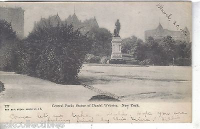 Statue of Daniel Webster-New York City 1908 - Cakcollectibles
