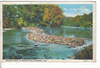 Mounds Creek in Mounds Park-Anderson,Indiana 1950 - Cakcollectibles