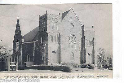 The Stone Church,Reorganized Latter Day Saints-Independence,Missouri 1947 - Cakcollectibles