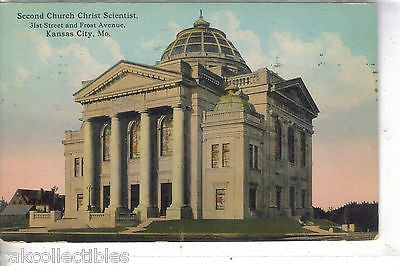 Second Church Christ Scientist-Kansas City,Missouri 1917 - Cakcollectibles