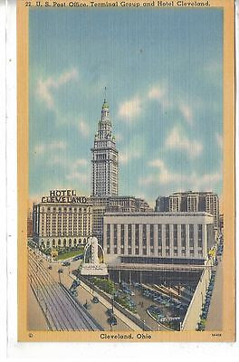 U.S. Post Office,Terminal Grouip and Hotel Cleveland-Cleveland,Ohio - Cakcollectibles