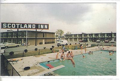 Swimming Pool,Scotland Inn-Georgetown,Kentucky Vintage Postcard Front