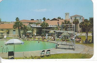 King and Prince Hotel Swimming Pool and Patio, St. Simon's Island, Georgia - Cakcollectibles
