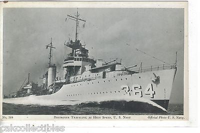 Destroyer Traveling at High Speed-U.S. Navy - Cakcollectibles