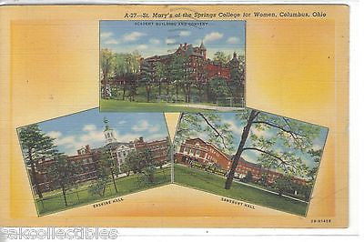 St. Mary's of The Springs College for Women-Columbus,Ohio 1946 - Cakcollectibles