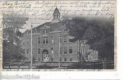 High School-Greene,New York 1906 - Cakcollectibles - 1