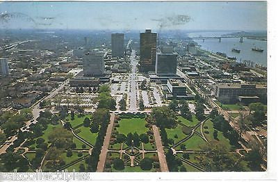 Baton Rouge,Louisiana-South View from the Capitol Building 1976 - Cakcollectibles