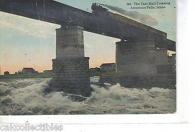 The Fast Mail Crossing American Falls-Idaho - Cakcollectibles