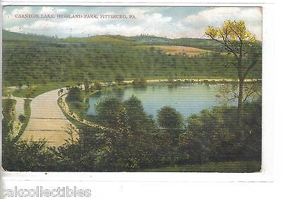 Carnegie Lake,Highland Park-Pittsburg,Pennsylvania 1909 - Cakcollectibles