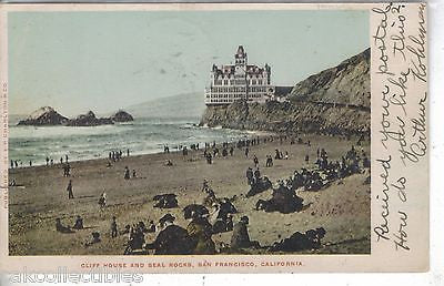 Cliff House and Seal Rocks-San Francisco,California 1906 - Cakcollectibles